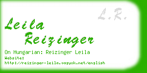 leila reizinger business card